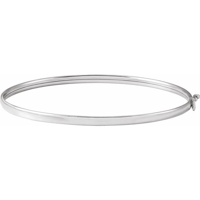 14K Yellow Gold, 1.8 mm Bangle Bracelet – Elegant Design