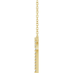 Platinum 1/4 CTW Natural Diamond Heart Necklace - Elegant Design