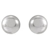 14K Yellow Gold 8 mm Polished Ball Earrings – Timeless Elegance