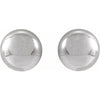 14K Yellow Gold 8 mm Polished Ball Earrings – Timeless Elegance