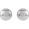 14K Yellow Gold 8 mm Polished Ball Earrings – Timeless Elegance