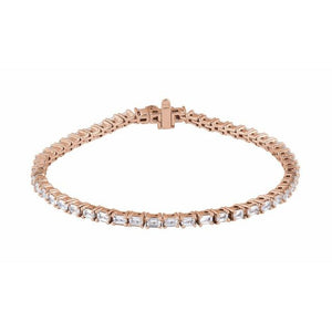 14K Gold Lab-Grown Diamond Line Bracelet