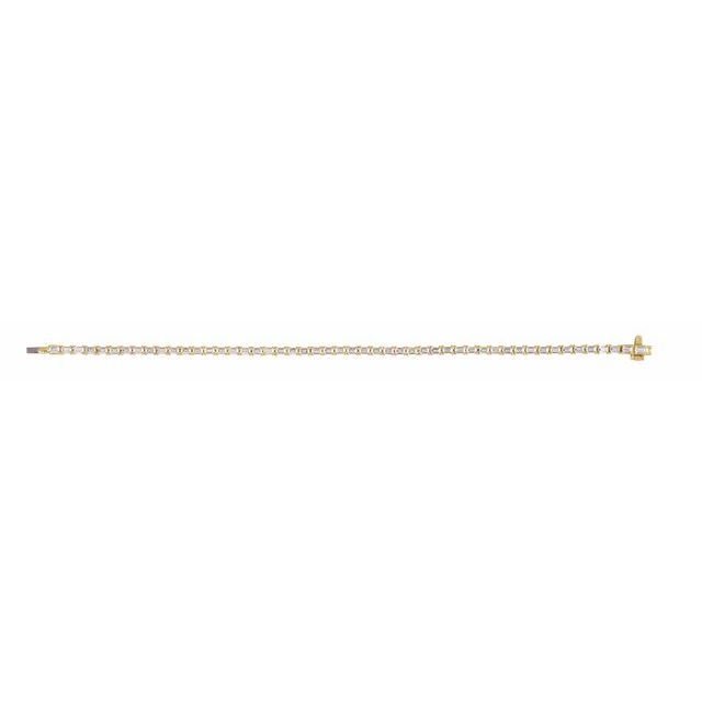 14K Gold Lab-Grown Diamond Line Bracelet