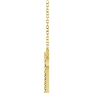 Platinum 1/4 CTW Natural Diamond Heart Necklace - Elegant Design