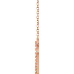 Platinum 1/4 CTW Natural Diamond Heart Necklace - Elegant Design
