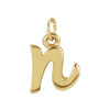 14K White Gold Petite Initial Letter J Pendant - Personal Touch Jewelry