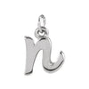 14K White Gold Petite Initial Letter J Pendant - Personal Touch Jewelry