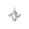 14K White Gold Petite Initial Letter J Pendant - Personal Touch Jewelry