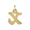 14K White Gold Petite Initial Letter J Pendant - Personal Touch Jewelry