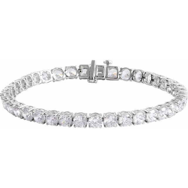 14K Gold Lab-Grown Diamond Line Bracelet