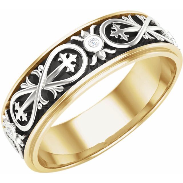 Fancy Band | 14K Gold options* | 6.5 Mm | Polished