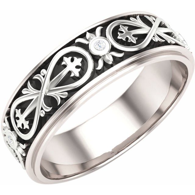 Fancy Band | 14K Gold options* | 6.5 Mm | Polished