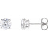 14K White Gold Diamond Stud Earrings â€“ 1/5 CTW Sparkle