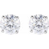 14K White Gold Diamond Stud Earrings â€“ 1/5 CTW Sparkle