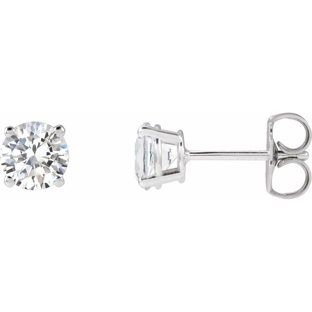 14K Yellow Gold 1/3 CTW Lab-Grown Diamond Stud Earrings