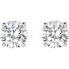 14K White Gold Diamond Stud Earrings â€“ 1/5 CTW Sparkle