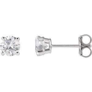 14K Yellow Gold 1/3 CTW Lab-Grown Diamond Stud Earrings