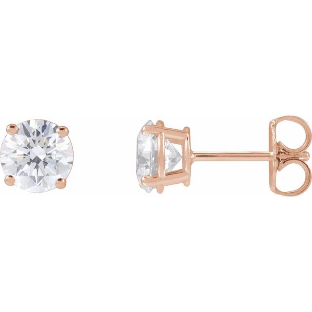 14K Yellow Gold 1/3 CTW Lab-Grown Diamond Stud Earrings