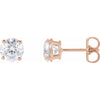 14K Yellow Gold 1/3 CTW Lab-Grown Diamond Stud Earrings