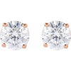 14K Yellow Gold 1/3 CTW Lab-Grown Diamond Stud Earrings