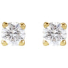 14K Yellow Gold 1/3 CTW Lab-Grown Diamond Stud Earrings