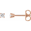 14K Yellow Gold 1/3 CTW Lab-Grown Diamond Stud Earrings