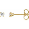 14K Yellow Gold 1/3 CTW Lab-Grown Diamond Stud Earrings