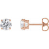 14K Yellow Gold 1/3 CTW Lab-Grown Diamond Stud Earrings