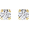 14K Yellow Gold 1/3 CTW Lab-Grown Diamond Stud Earrings