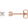 14K Yellow Gold 1/3 CTW Lab-Grown Diamond Stud Earrings