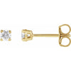 14K Yellow Gold 1/3 CTW Lab-Grown Diamond Stud Earrings