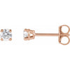 14K Yellow Gold 1/3 CTW Lab-Grown Diamond Stud Earrings