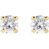 14K Yellow Gold 1/3 CTW Lab-Grown Diamond Stud Earrings