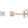 14K Yellow Gold 1/3 CTW Lab-Grown Diamond Stud Earrings