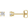 14K Yellow Gold 1/3 CTW Lab-Grown Diamond Stud Earrings