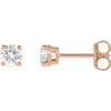 14K Yellow Gold 1/3 CTW Lab-Grown Diamond Stud Earrings