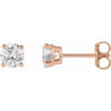 14K Yellow Gold 1/3 CTW Lab-Grown Diamond Stud Earrings