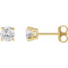 14K Yellow Gold 1/3 CTW Lab-Grown Diamond Stud Earrings