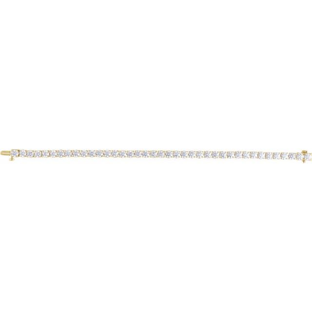 14K Gold Lab-Grown Diamond Line Bracelet