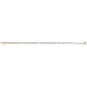 14K Gold Lab-Grown Diamond Line Bracelet