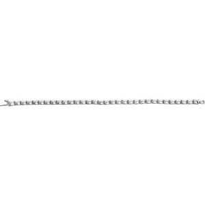 14K Yellow Gold 7x5 mm Lab-Grown Diamond Line Bracelet - Elegant Design