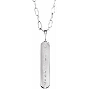 14K White Gold, 18