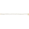 14K Yellow Gold 7x5 mm Lab-Grown Diamond Line Bracelet - Elegant Design