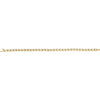 14K Yellow Gold 7x5 mm Lab-Grown Diamond Line Bracelet - Elegant Design