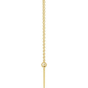14K White Gold Engravable 18x13 mm Heart Necklace