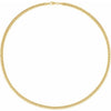 14K Yellow Gold, 4.35 mm Miami Cuban Curb Chain – Elegant Luxury