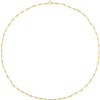 14K Yellow Gold 1.6 mm Twisted Herringbone Chain - Timeless Elegance