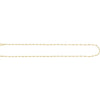 14K Yellow Gold 1.6 mm Twisted Herringbone Chain - Timeless Elegance