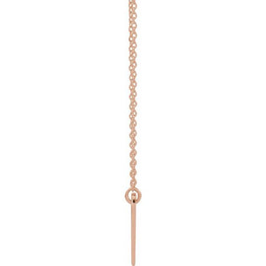 14K White Gold Engravable 18x13 mm Heart Necklace