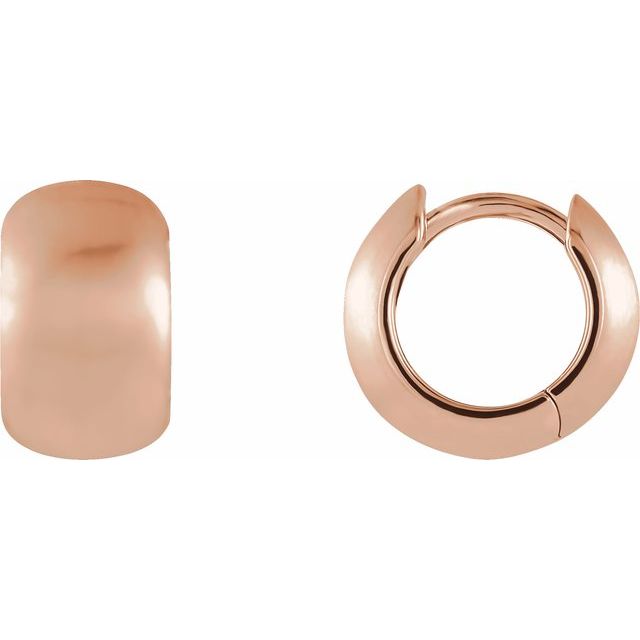 14K Gold Hinged Earrings